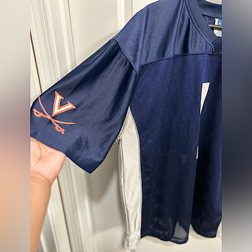 NCAA University of Virginia Cavaliers Fan Jersey - Blue/Orange - XL - Picture 3 of 6